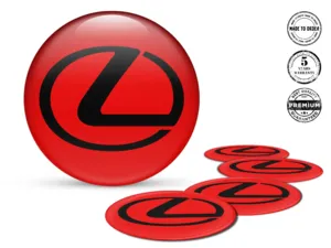 Lexus Decalcomania Ruote Logo Cupola Silicone Gara